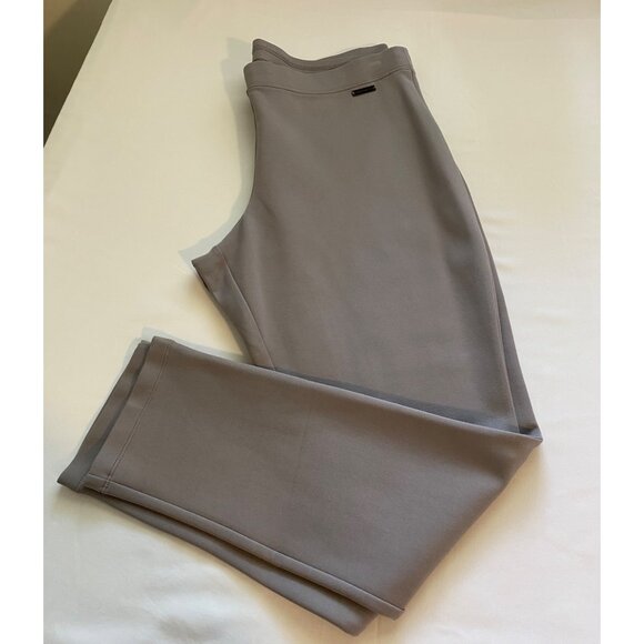 H By Halston Leggings Womens MP Gray Mid-Rise Ankle Pull On Stretch Yoga Pants - Picture 11 of 14